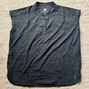 Healing Hands purple label mandarin collar camo scrub top